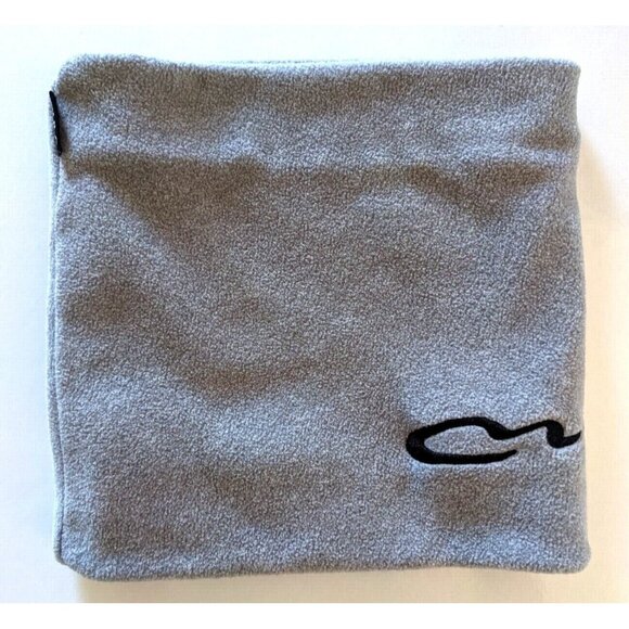 Bula Neck Warmer Tube Scarf Gray Fleece Sports Double Logo OS Logo Canada - Picture 5 of 8